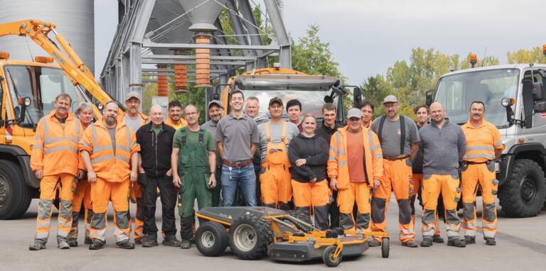 Gruppenfoto der Betriebsgruppe Grün